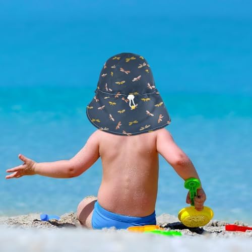 KLL Unisex Baby UV Protection Hat Large Brim