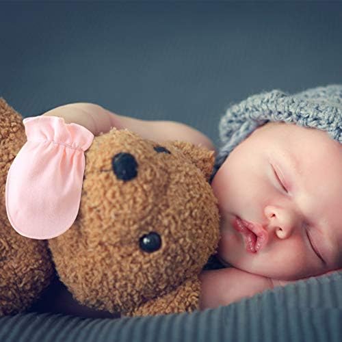 American Trends Newborn Baby Mittens No Scratch Cotton Gloves