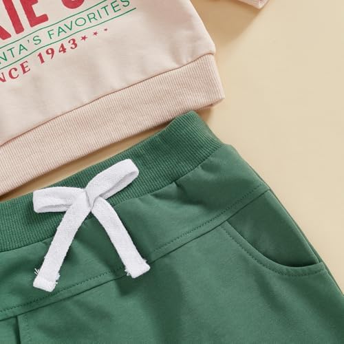Stylish Christmas Sweater Pants Set for Toddler Boys