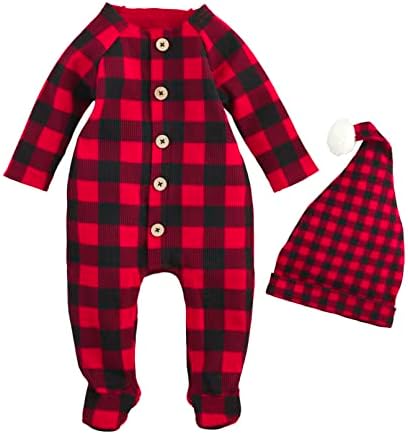 Mud Pie Buffa Check Sleeper Perfect for Baby