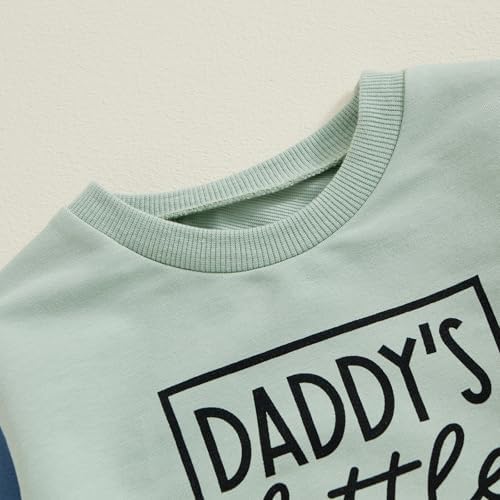 Baby Boy Contrast Letter Print Outfit