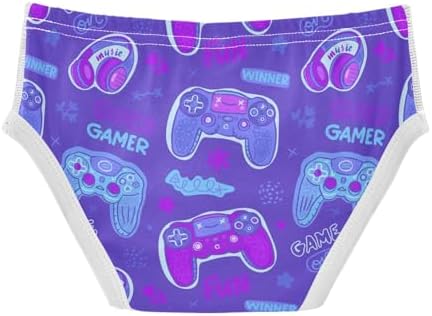 KLL Cute Pattern Joysticks Flowers Hearts Underwear for Toddler Boys 2T-8Y