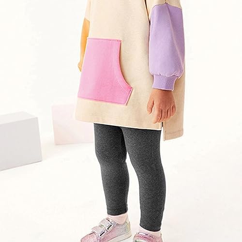 Winter Thermal Boys Girls Pants Comfy Cotton Blend Bottoms for Autumn Winter