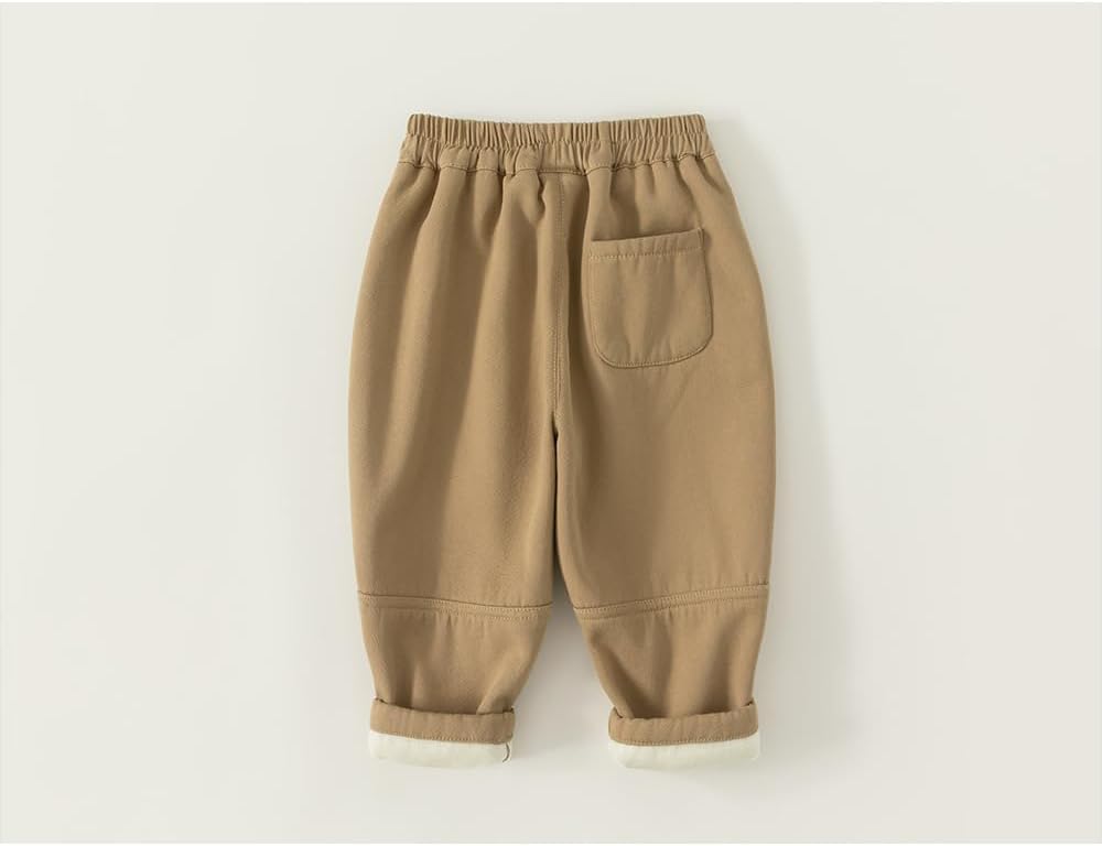 Cotton Fleece Jogger Pant for Toddler Boys - Warm Stretchy and Stylish