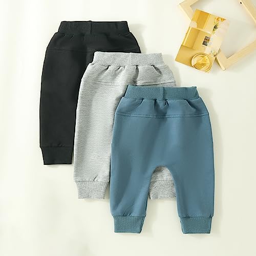 Emmababy 3Pcs Toddler Joggers Set
