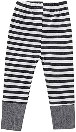 Infant Newborn Baby Striped Patchwork Pants for Boys Girls
