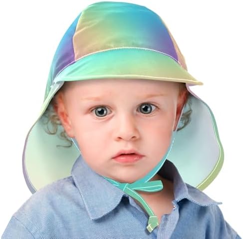 Candy Glitter Beach Baby Sun Hat Adjustable Wide-Brim Breathable Toddler Protection