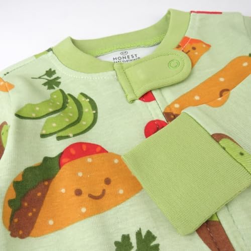 HonestBaby Unisex Baby 100 Organic Cotton Pajamas