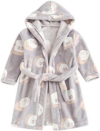 Adorable Cartoon Flannel Pajamas for Toddler boys and girls with Belts