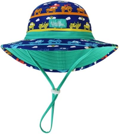 UV SKINZ UPF 50 Swim Hat for Baby Boys - Protection Fun