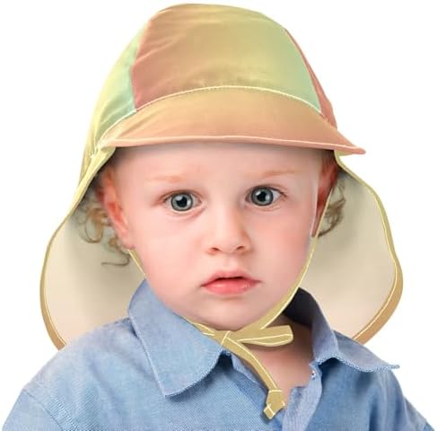 Mind theSun RPLIFE Kids Rainbow Glitter Adjustable Hat Stay-put UV Protection