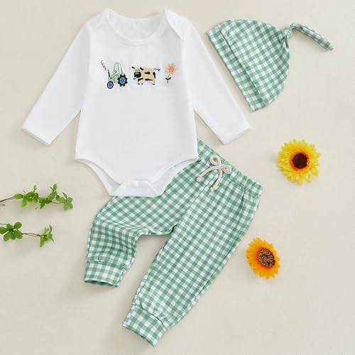 Adorable Newborn Boys Pants Set Romper - Soft and Fashionable