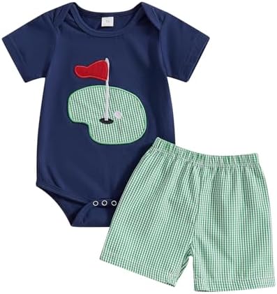 Omkzanbi 1st Birthday Golf Outfit