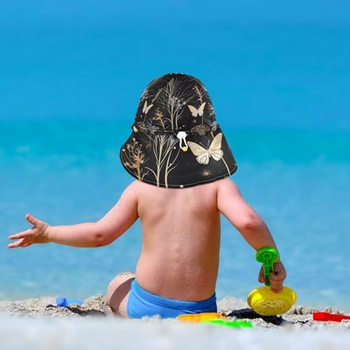 JoySay Butterfly Dandelion Toddler Sun Hat UPF 50