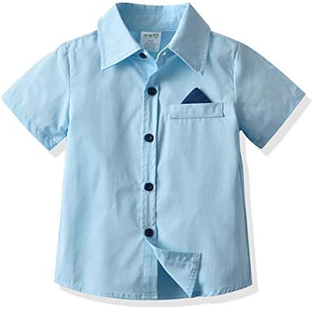 Gentleman Outfit Toddler Set - 4-in-1 Full-Length Shorts Accessories