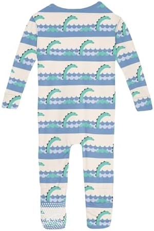 KicKee Printed Coveralls Sleepers for Boys Girls Cozy Stretchy Warm Winter Pajamas