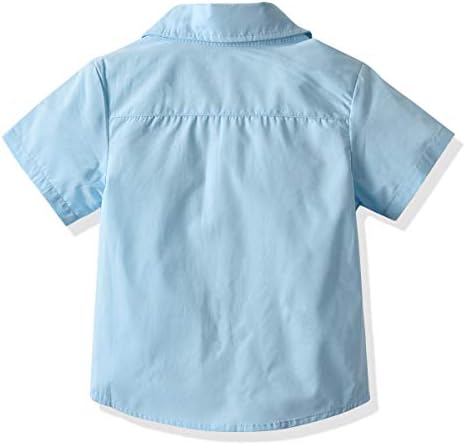 Gentleman Outfit Toddler Set - 4-in-1 Full-Length Shorts Accessories