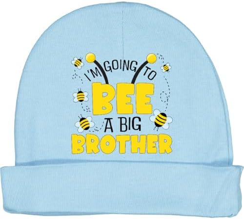 Im Going to Bee a Big Brother Baby Beanie Hat