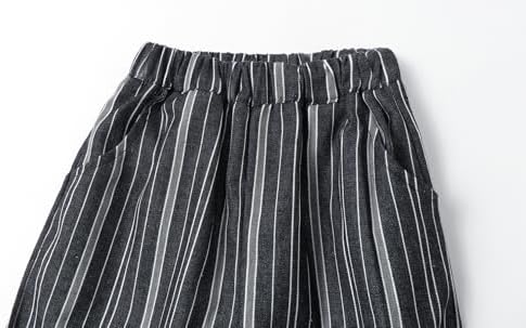 LittleSpring Boys Girls Striped Pants for Kids