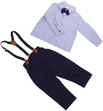 Ipetboom Boys British gentleman outfit set Comfortable shirt pants for boys