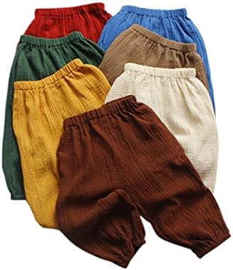 High Quality Cotton-Linen Harem Pants for Toddler and Kids