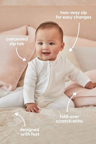 MORI Baby Unisex Clever Pajamas 4-pack