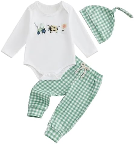 Adorable Newborn Boys Pants Set Romper - Soft and Fashionable