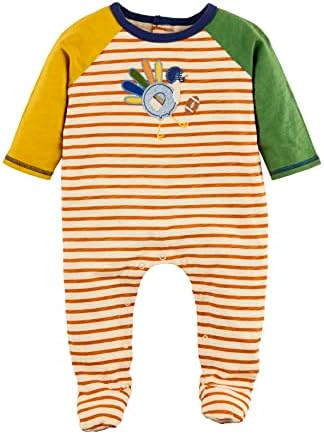 Mud Pie Baby Boys Turkey Kicker Sleepers
