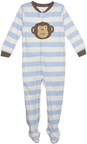 Carters Little Boys Toddler Fleece Sleeper 4T Blue