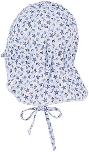 Sterntaler Baby Boys Adorable Peak Cap with Neck Protection