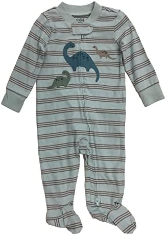 Carters - Disco Dino Pajamas 3-6M Cozy Coatz