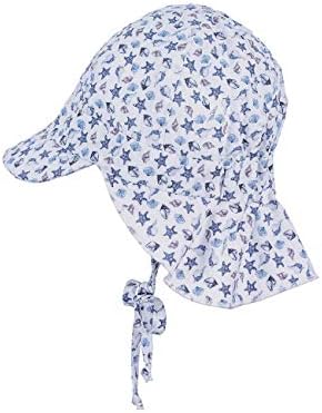 Sterntaler Baby Boys Adorable Peak Cap with Neck Protection