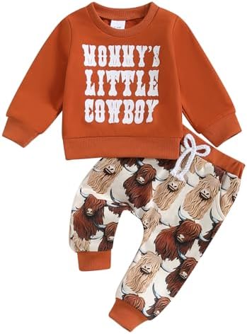 Omkzanbi Little Cowboy Outfit for Toddler