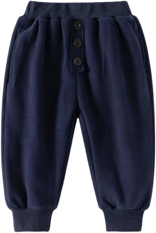 Irsutey Toddler Boys Cotton Jogger Sweatpants 1