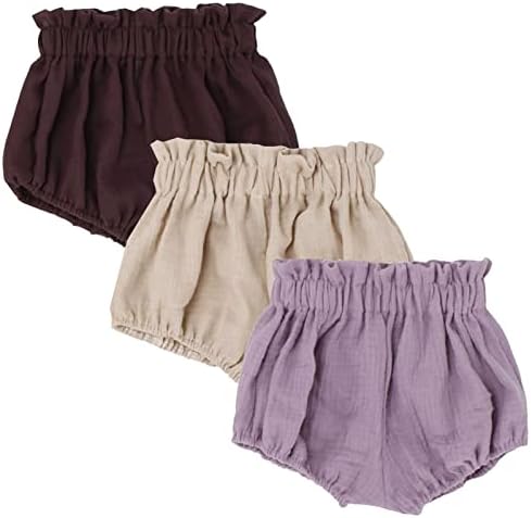 EISHOW 3-Piece Unisex Baby Shorts - Cute Sturdy Diaper Covers