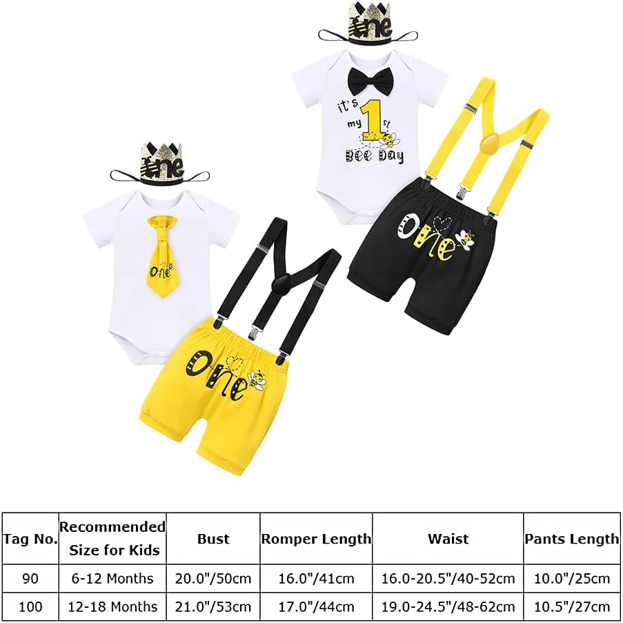 Bee Day Toddler Romper Set