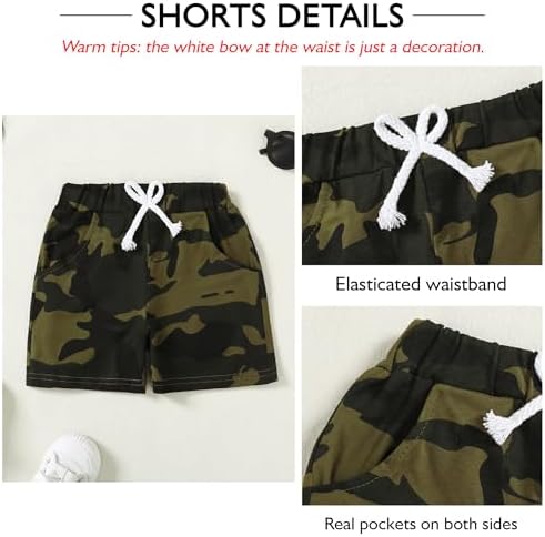 SanMio Toddler Boys Summer Casual Hole-Free Short Sets