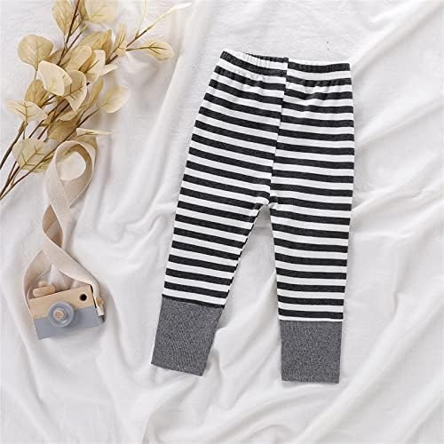 Infant Newborn Baby Striped Patchwork Pants for Boys Girls