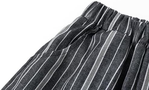 LittleSpring Boys Girls Striped Pants for Kids