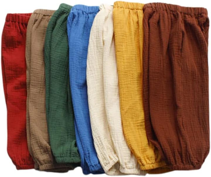 High Quality Cotton-Linen Harem Pants for Toddler and Kids