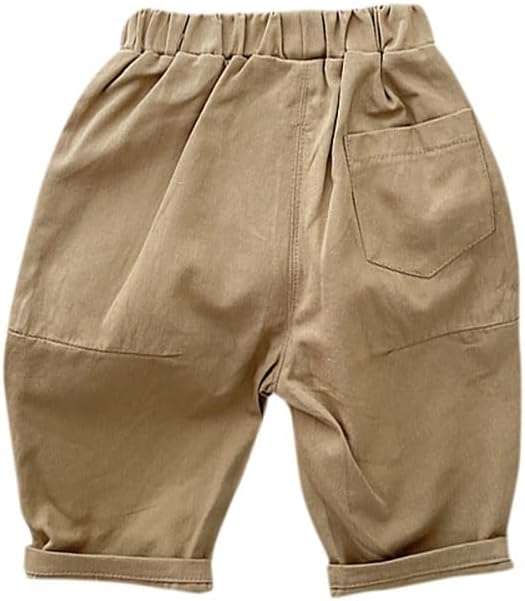 Hwafan Toddler Boys Pants Khaki 1T
