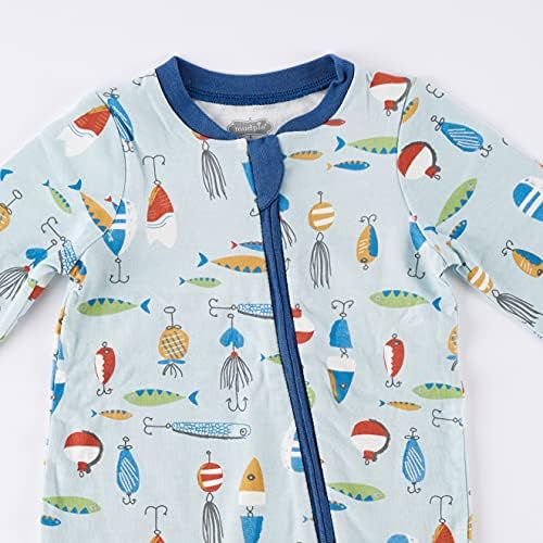 Mud Pie Baby Boys Fishing Lure dipped Sleepy
