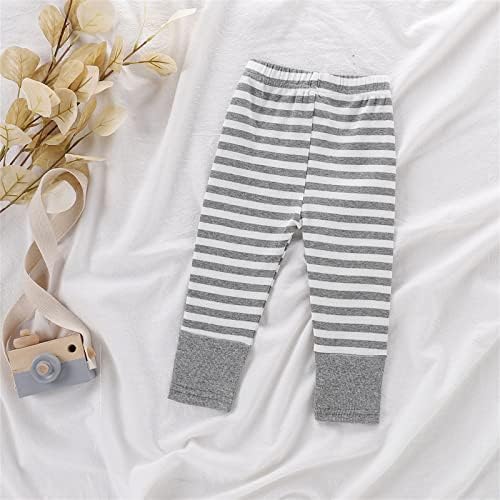 Generic Boys Striped Patchwork Pants for Infants Toddlers