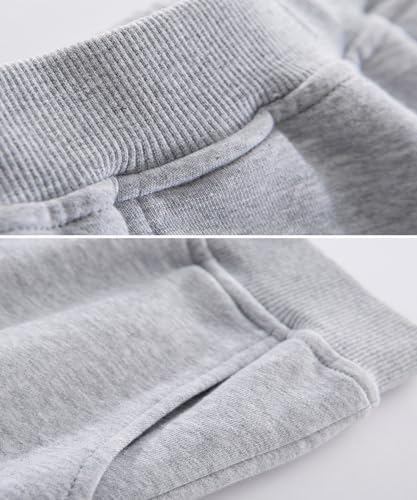 GFQLONG Toddler Boys 2-Pack Cotton Active Jogger Sweatpants