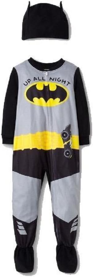 AME Batman Jr Sleepers Soft Cozy for Toddlers