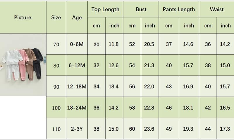 Mabackly Toddler 2-Piece Outfit - Soft Durable and Stylish