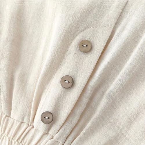 Boys Cotton Linen Shorts Elastic Waist for Summer
