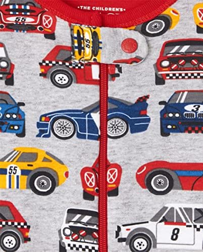 The Childrens Place Boys Striped Snug Fit Pajamas 3-Pack