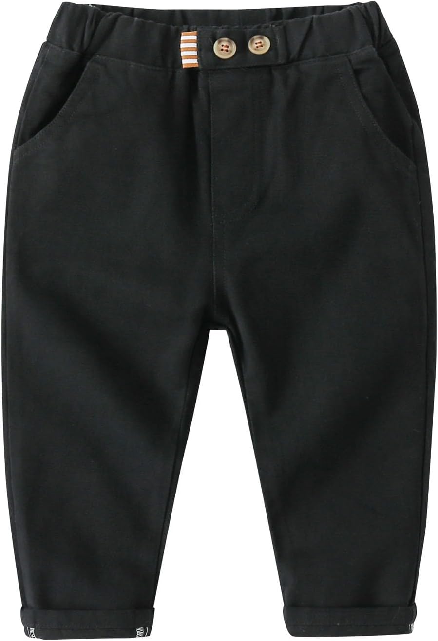 ZHI-ZAIHU - Toddler Boys Cotton Joggers