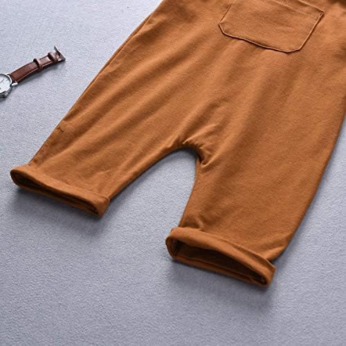 Unutiylo Baby Boys Overalls Set